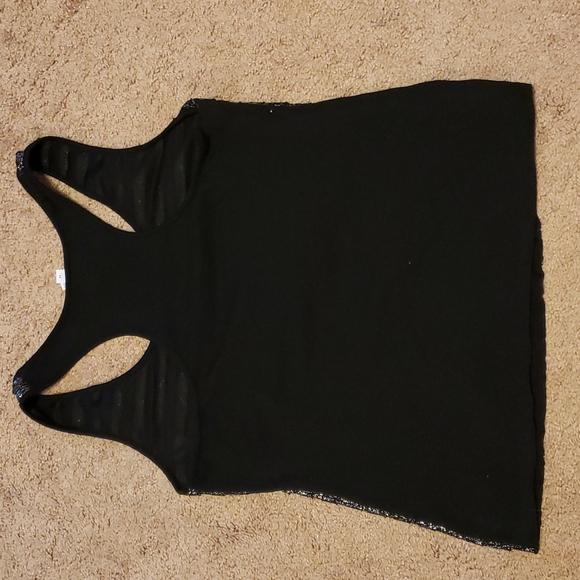 Silver foil racerback tank szL - Picture 2 of 7